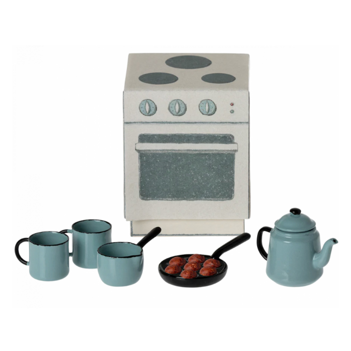 Кухня з посудом 5 предметів Maileg