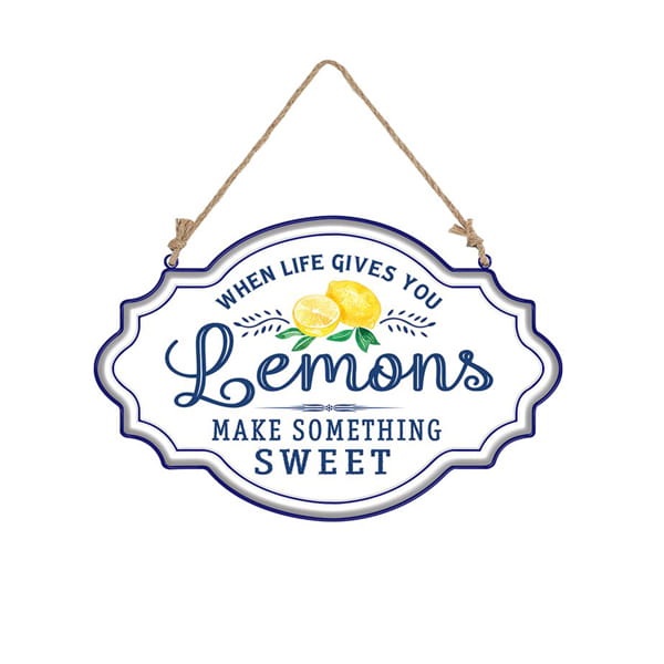 Табличка металева LEMONS 20х30см Isabelle Rose