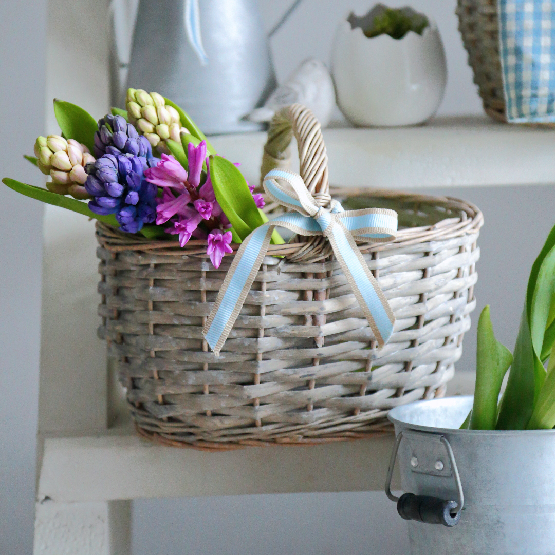 Корзинка із лози 25см зістарена Canea