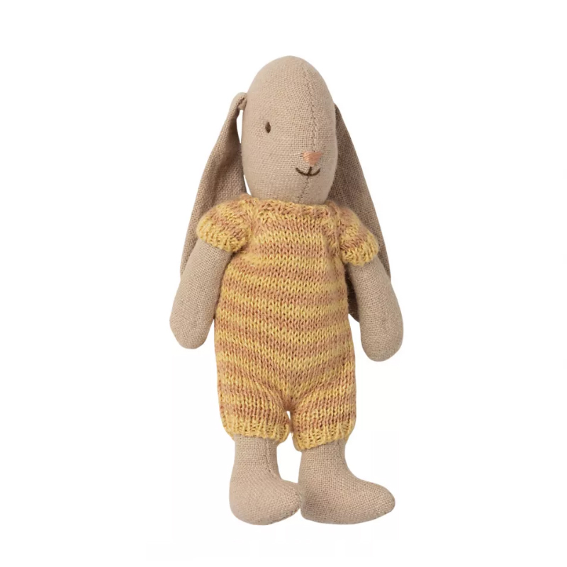 Зайчик 11см розмір мікро жовтий Maileg