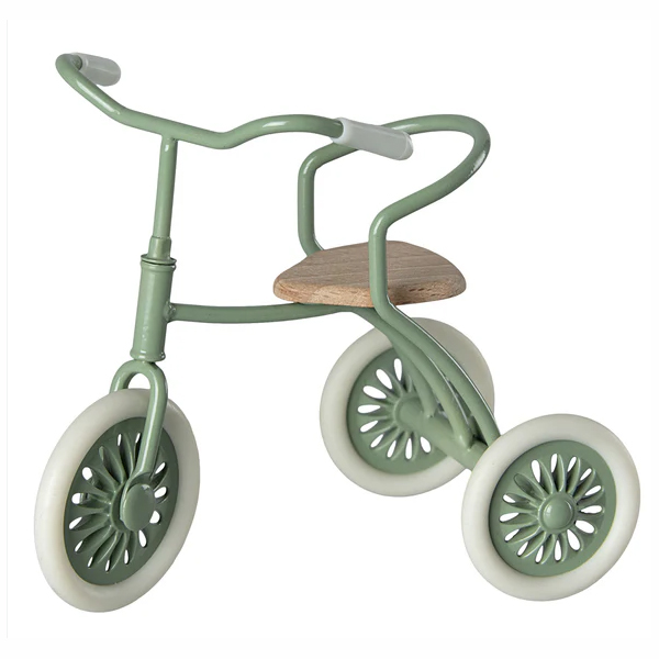 Велосипед трьохколісний 9см м'ятний Maileg