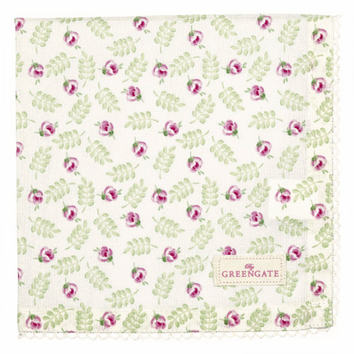 Серветка з мереживом 40х40см Lily Petit White GreenGate