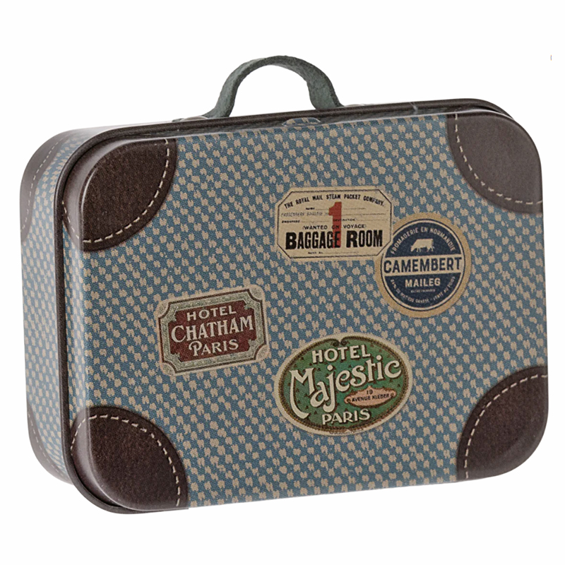 Валізка міні 7,5см голуба Maileg