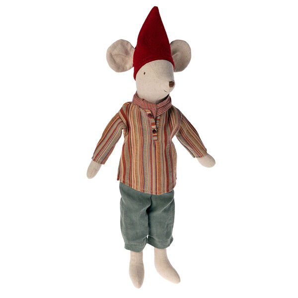 Мишеня новорічне 33см хлопчик Maileg