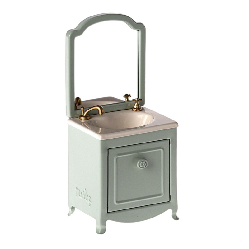 Умивальник з дзеркалом 15см м'ятний Maileg