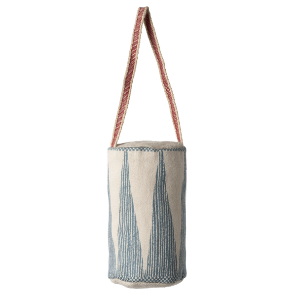 Підвіска ялинкова текстильна "Барабан" 7см голубий Maileg