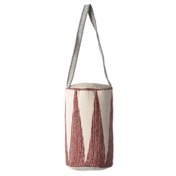 Підвіска ялинкова текстильна "Барабан" 7см червоний Maileg