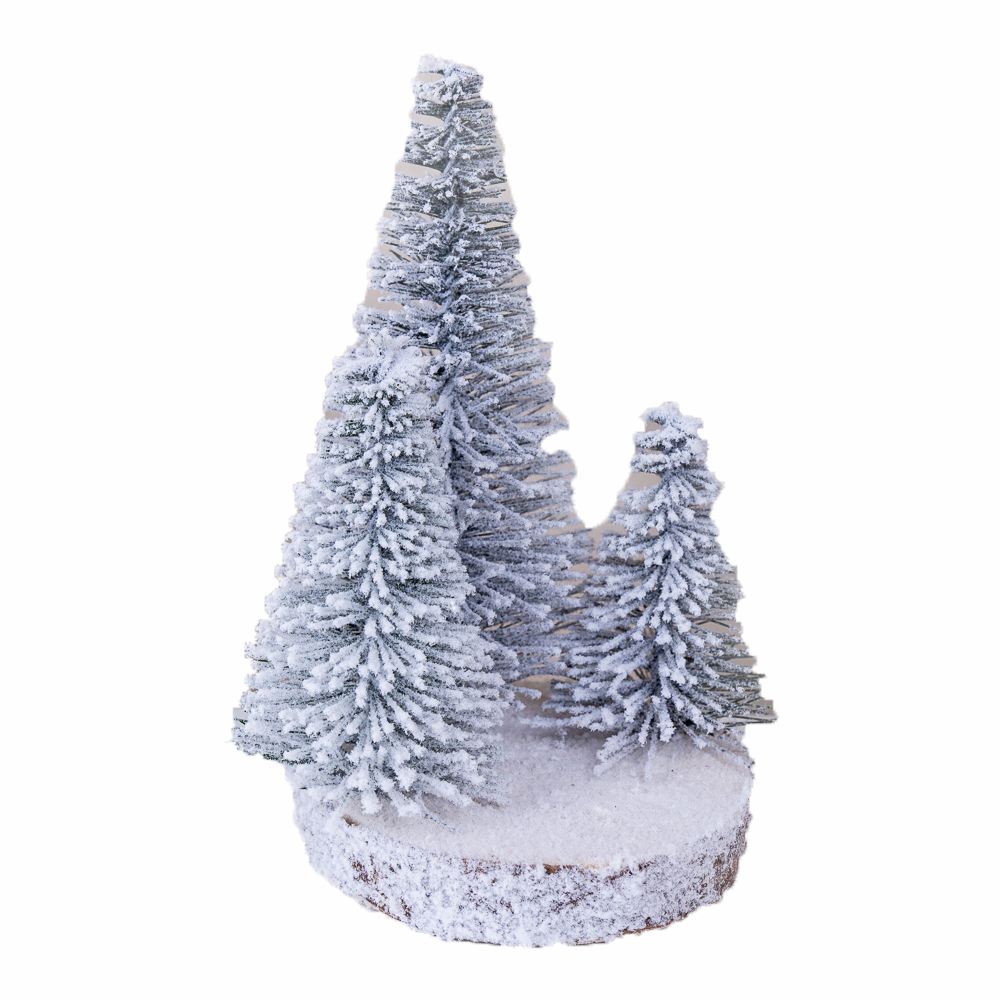 Ялинки 16см засніжені 3шт Canea