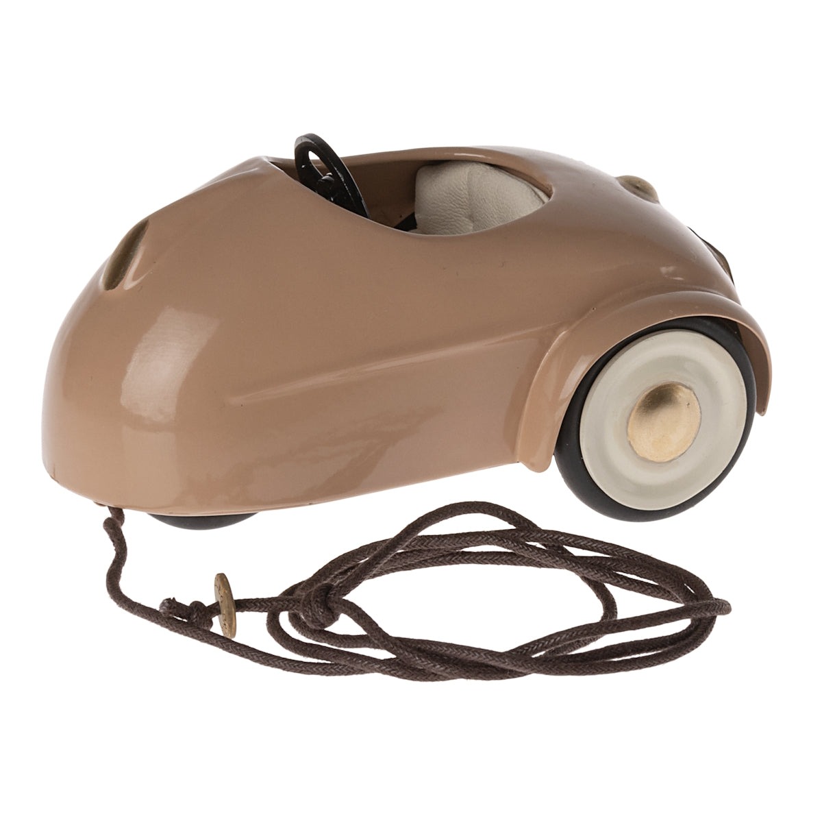 Машинка 7см для мишок світло-коричнева Maileg