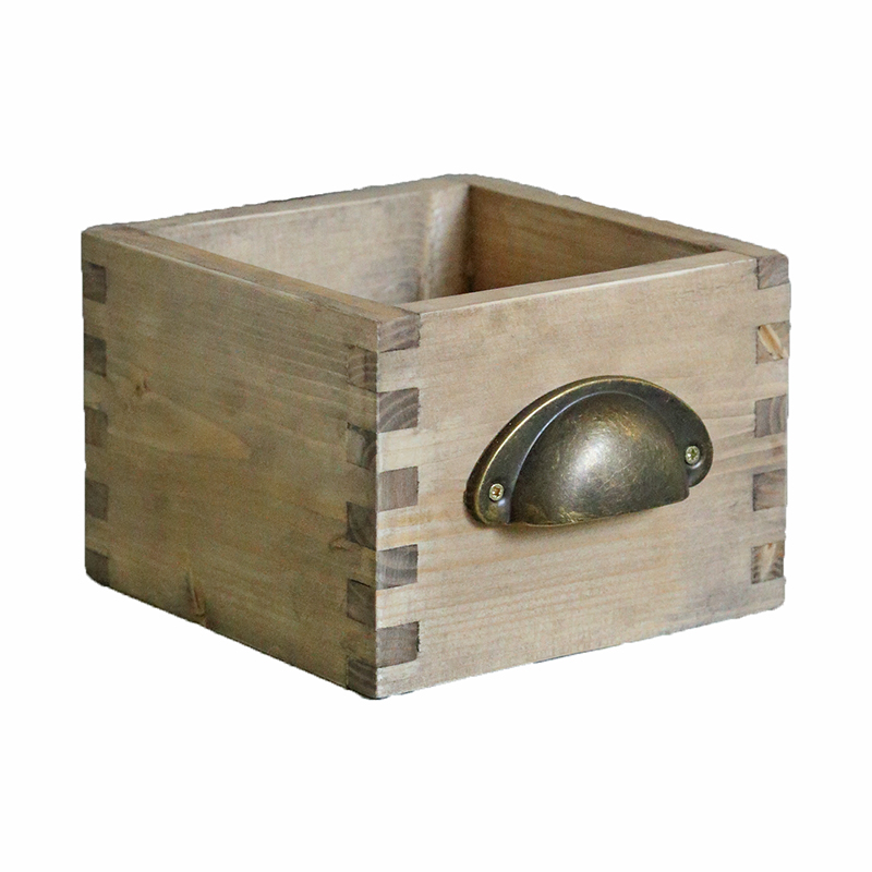 Ящичок-шухлядка дерев'яна 13см з ручкою-ракушкою DreamWood