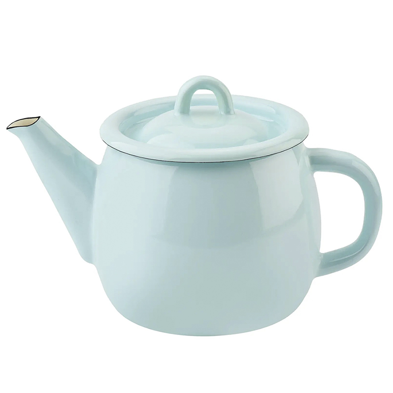 Чайник 1л емальований м'ятний