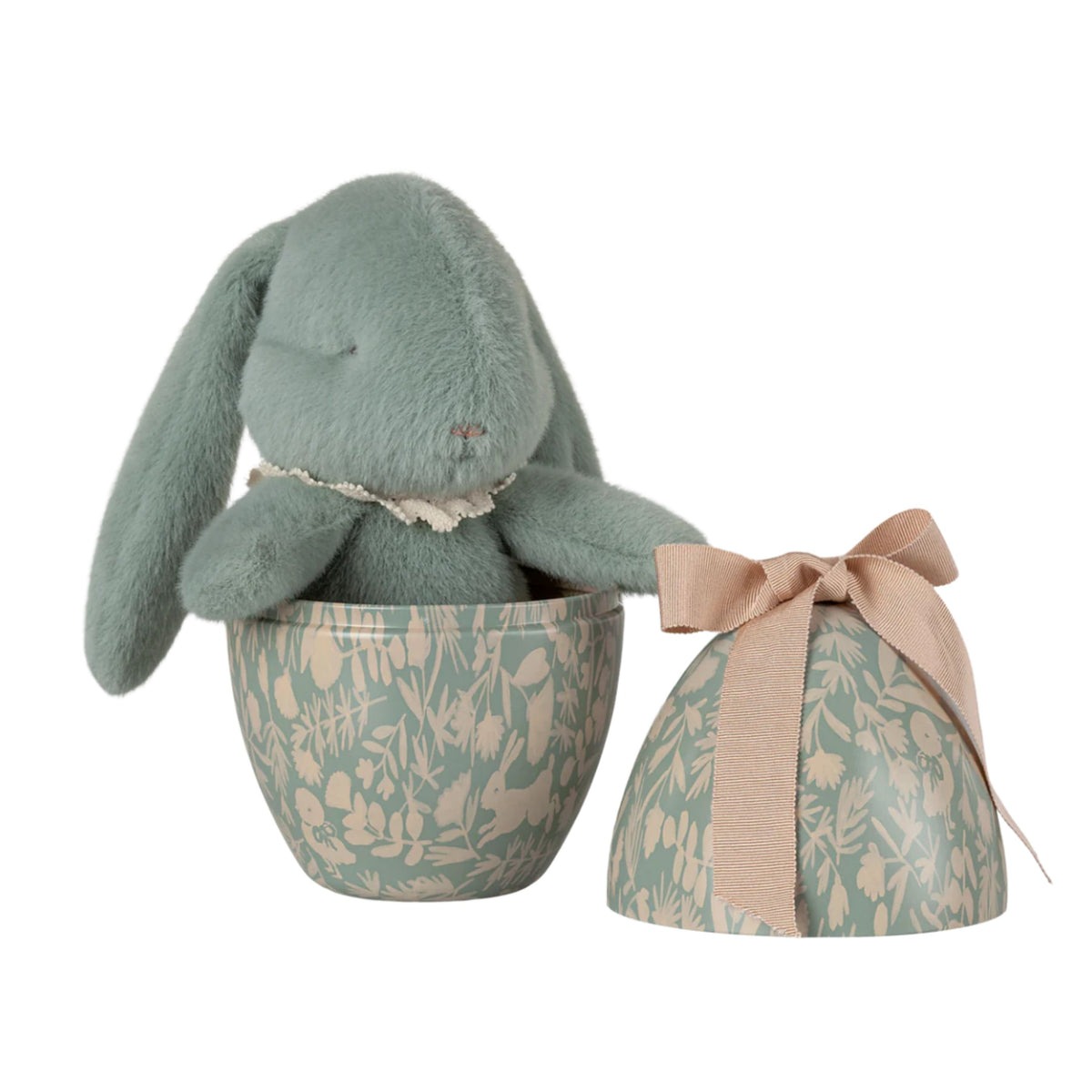 Шкатулка "Яйце" з м'ятним кроликом 27см Maileg