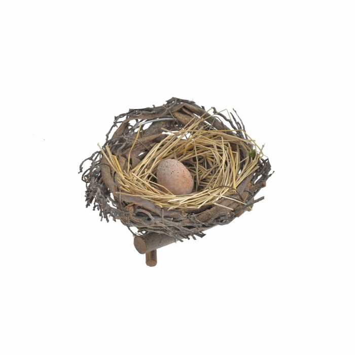 Гніздо декоративне 10см з яйцем Canea