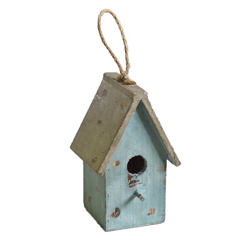 Шпаківня декоративна 18см зістарена голуба Canea