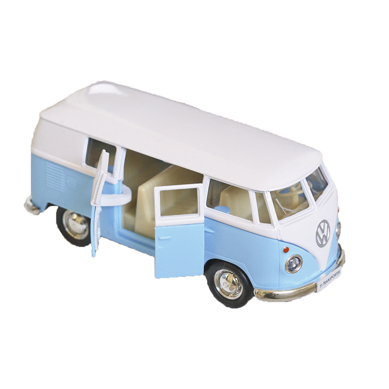 Машинка іграшкова 12см голуба VW Transporter 1