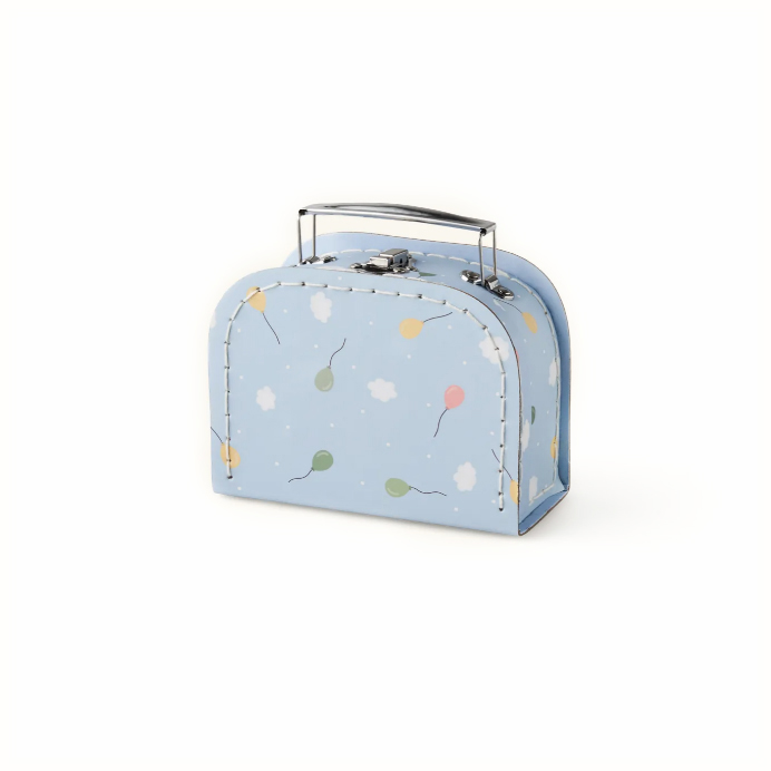 Валізка декоративна 16см з картону голуба Sostrene Grene