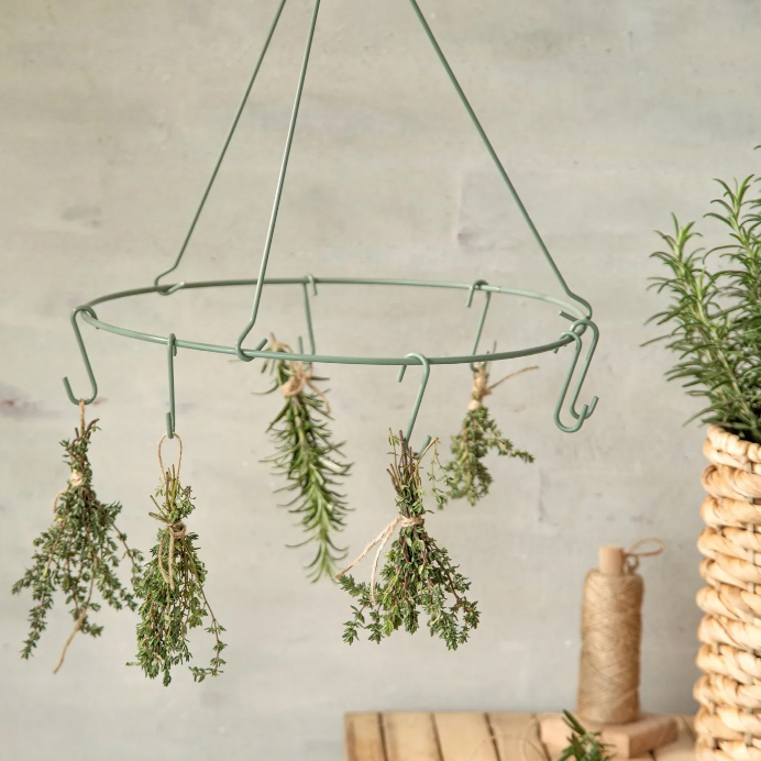 Підвіс з гачками металевий 30см м'ятний Sostrene Grene