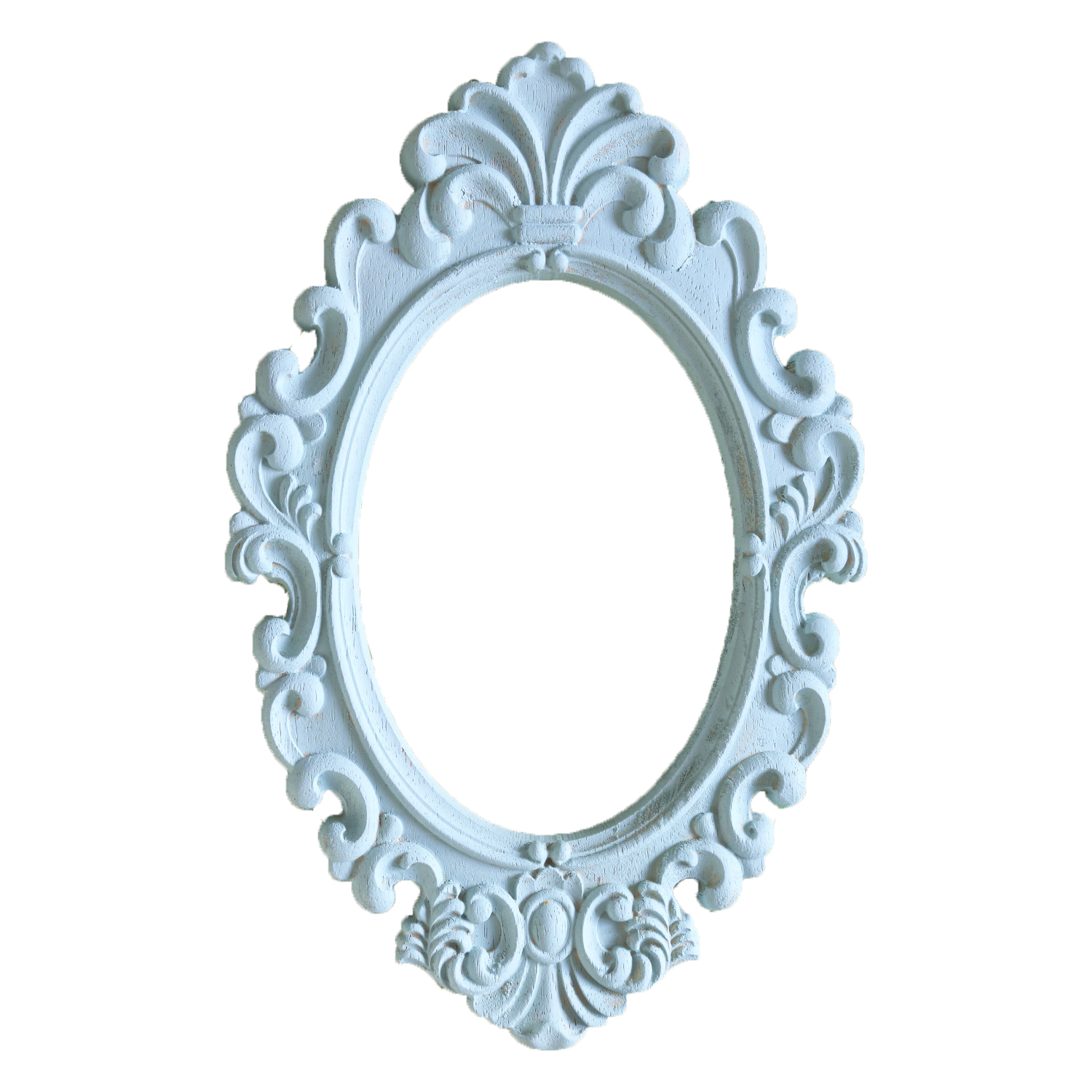 Рамка фігурна 31см дерев'яна голуба Canea