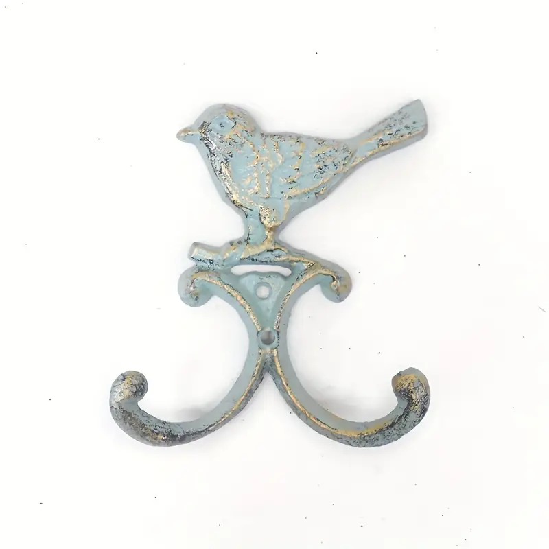 Гачок металевий 13см подвійний з пташкою Canea