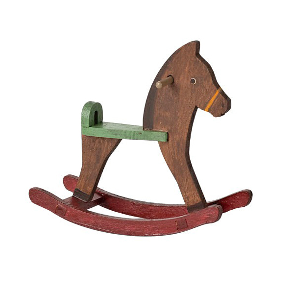 Коник-гойдалка 8см дерев'яний Maileg