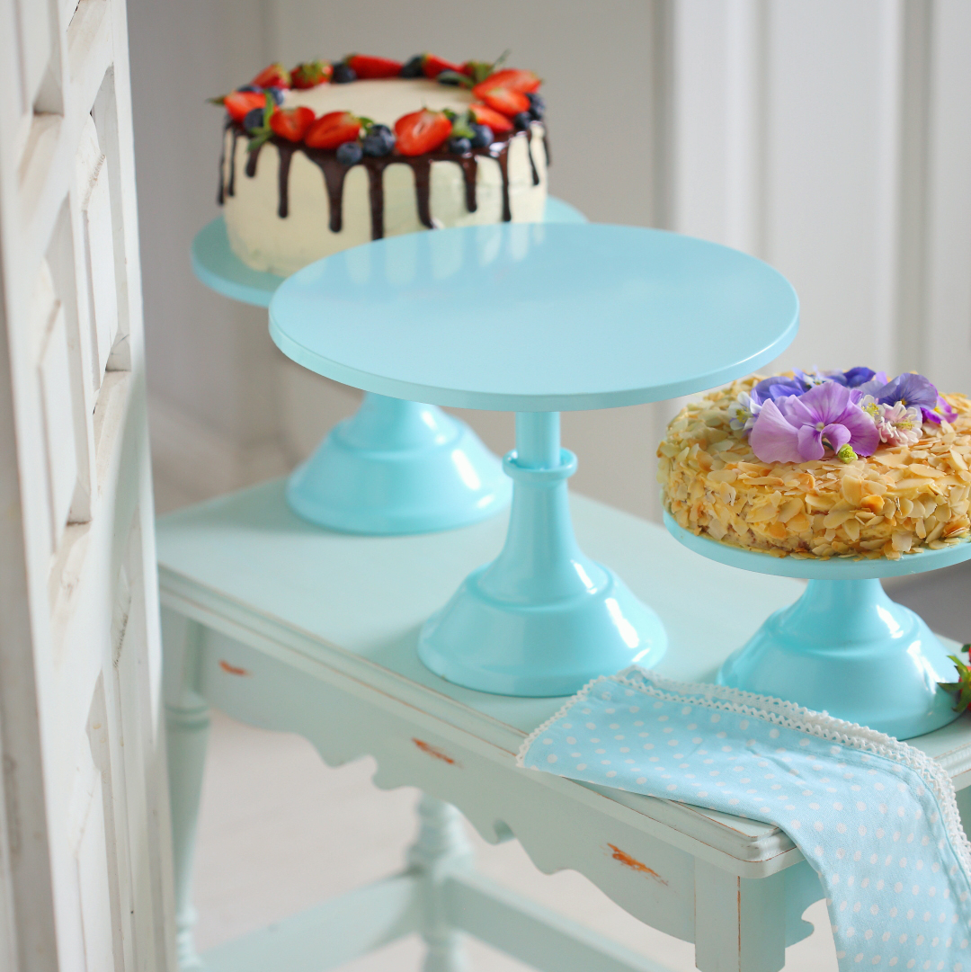 Підставка металева під торт голуба 30см Canea