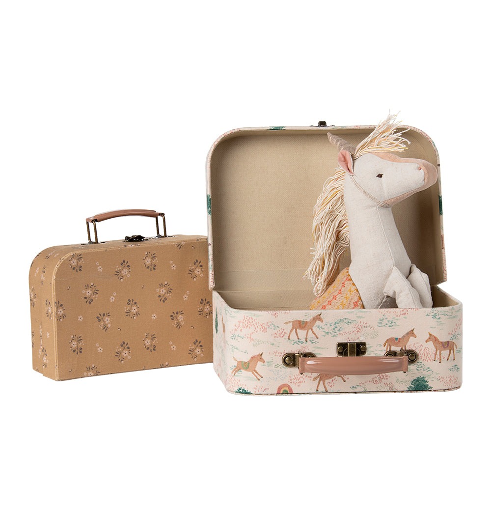 Набір валізок із текстилю "Єдиноріг" 15х22см Maileg