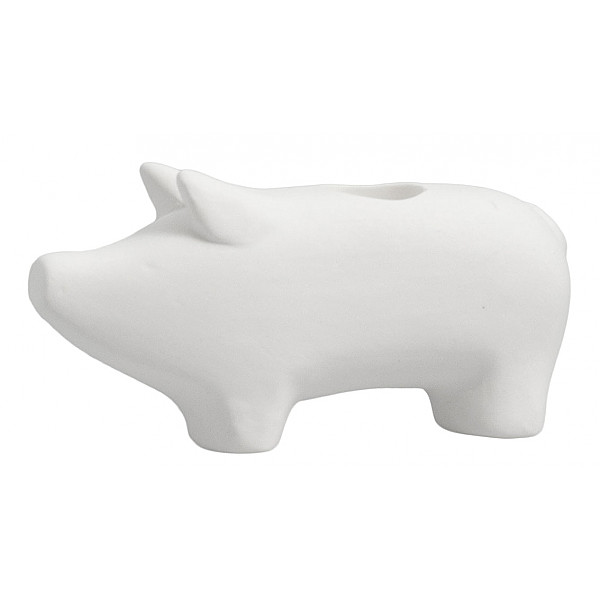 Підсвічник "Свинка" білий 12см керамічний Storefactory