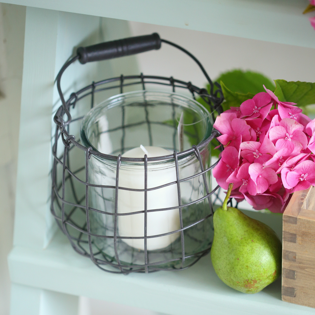 Підсвічник у корзинці 15см Canea