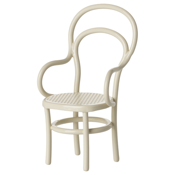 Крісло металеве 8см біле Maileg