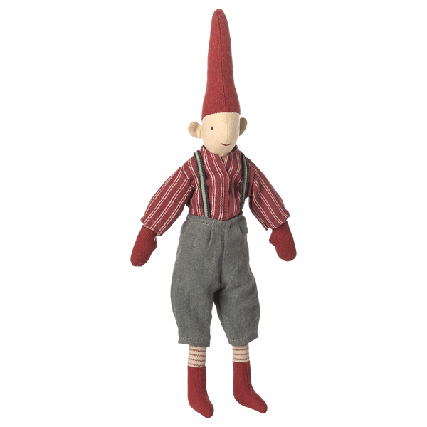 Гном Піксі 31см розмір 2 хлопчик у сорочці Maileg