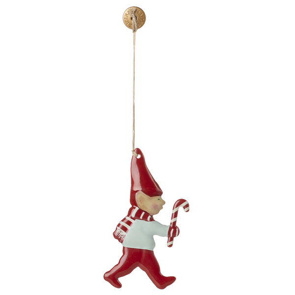 Підвіска металева "Гномик з льодяником" 9см Maileg