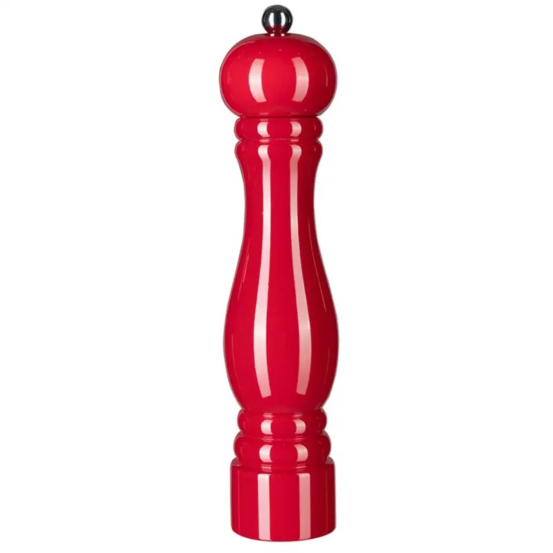Млинок 25см для солі/перцю дерев'яний червоний Canea