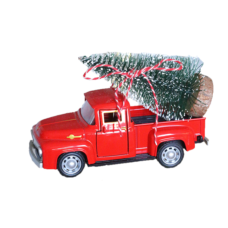 Машинка 11см з ялинкою пікап Canea
