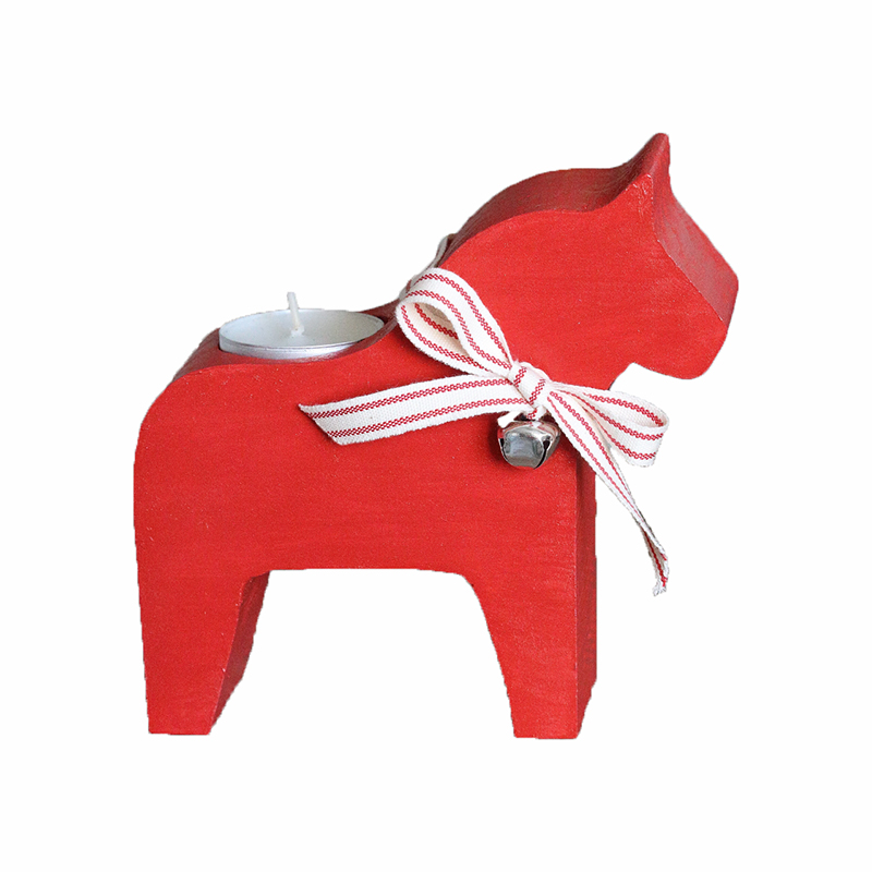 Підсвічник дерев'яний 14см "Коник Дала" DreamWood