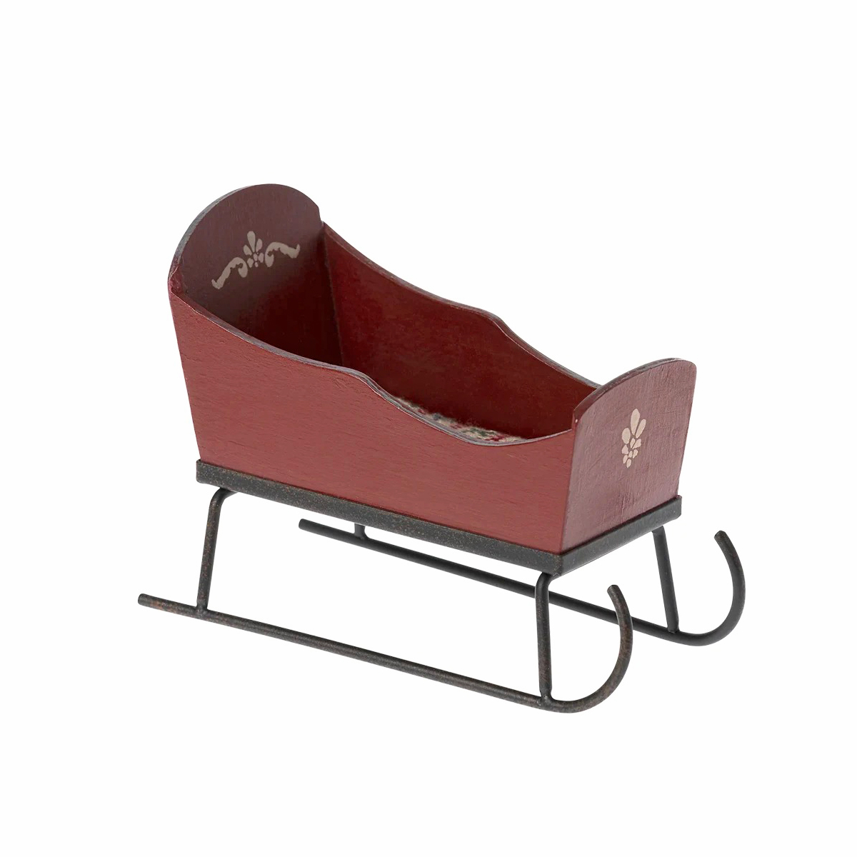 Санки 9см для мишок червоні Maileg