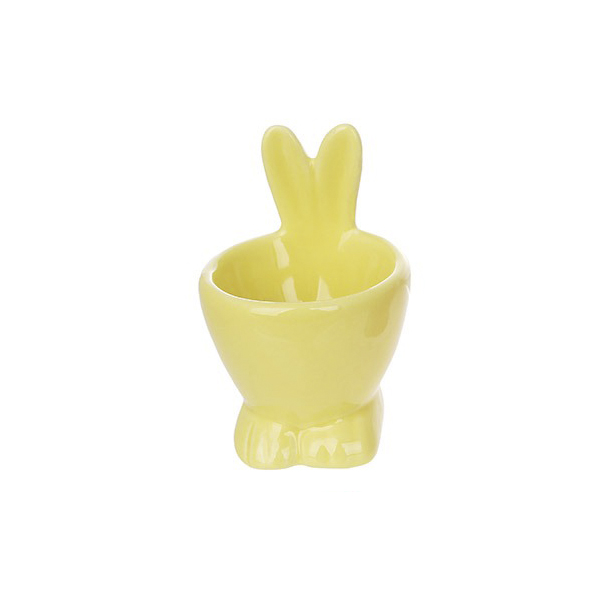 Підставка керамічна для яйця "Кролик" жовтий Canea