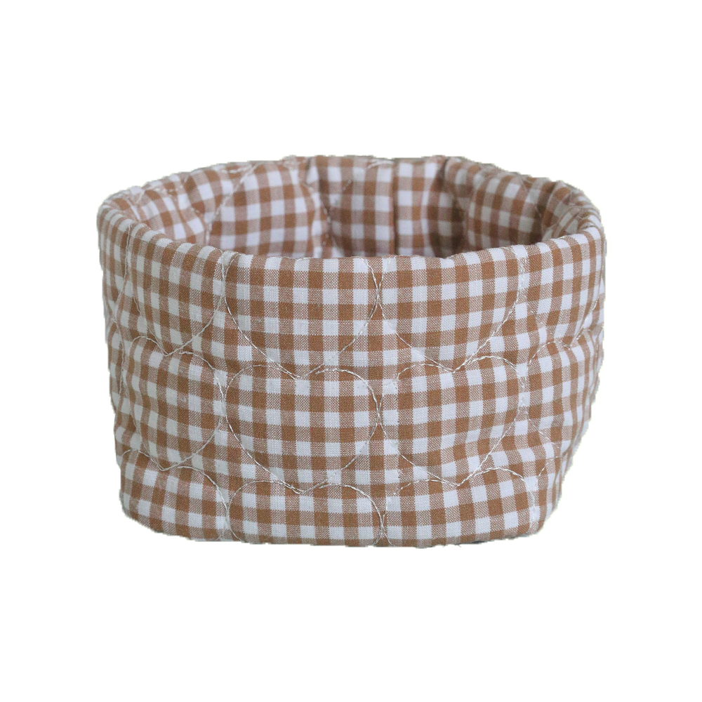 Корзинка текстильна 12см коричнева Canea