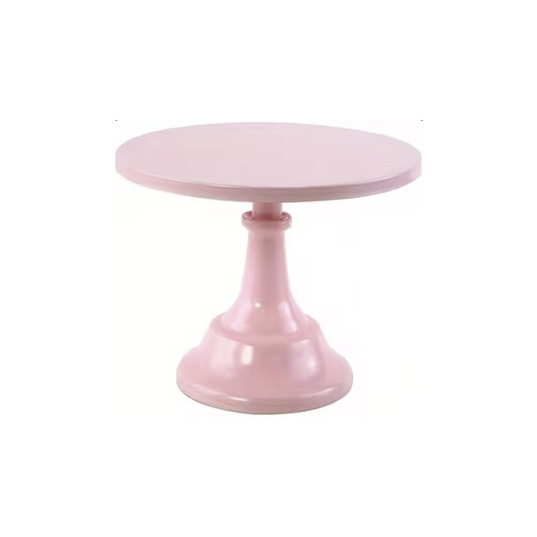 Підставка металева під торт рожева 25см Canea