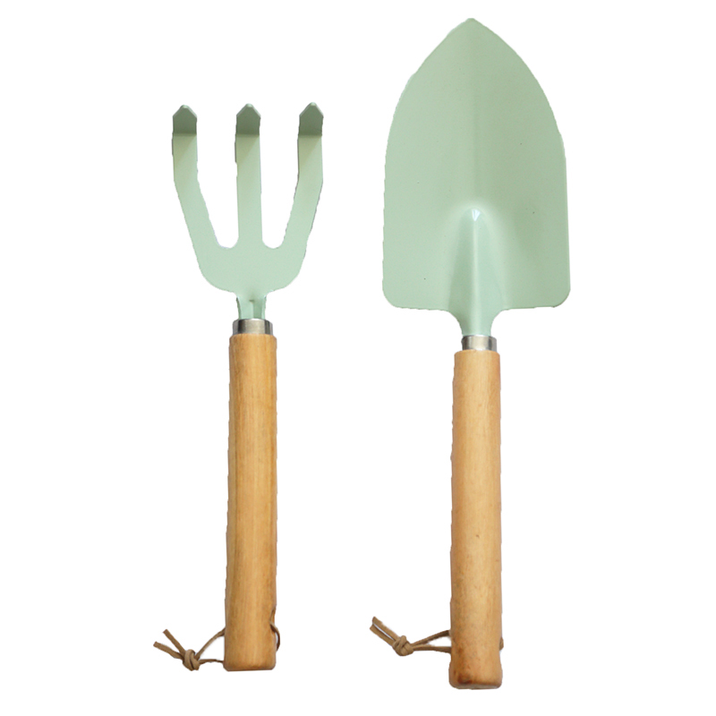 Набір 2шт лопатка+грабельки м'ятний Canea