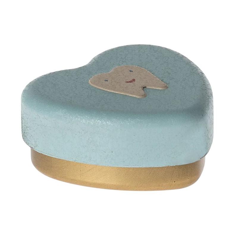 Шкатулка міні для першорго зубчика 3см голуба Maileg