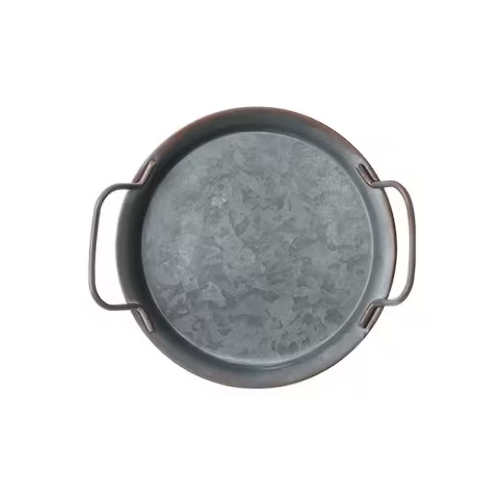 Піднос 20см круглий металевий Canea