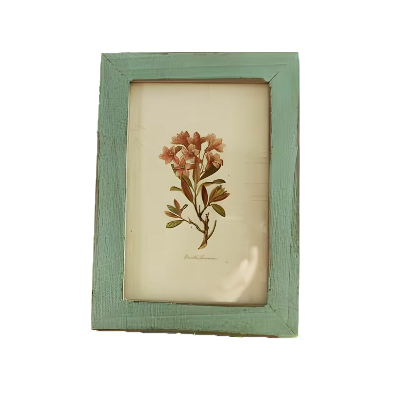 Фоторамка 9х13см дерев'яна бірюзова Canea