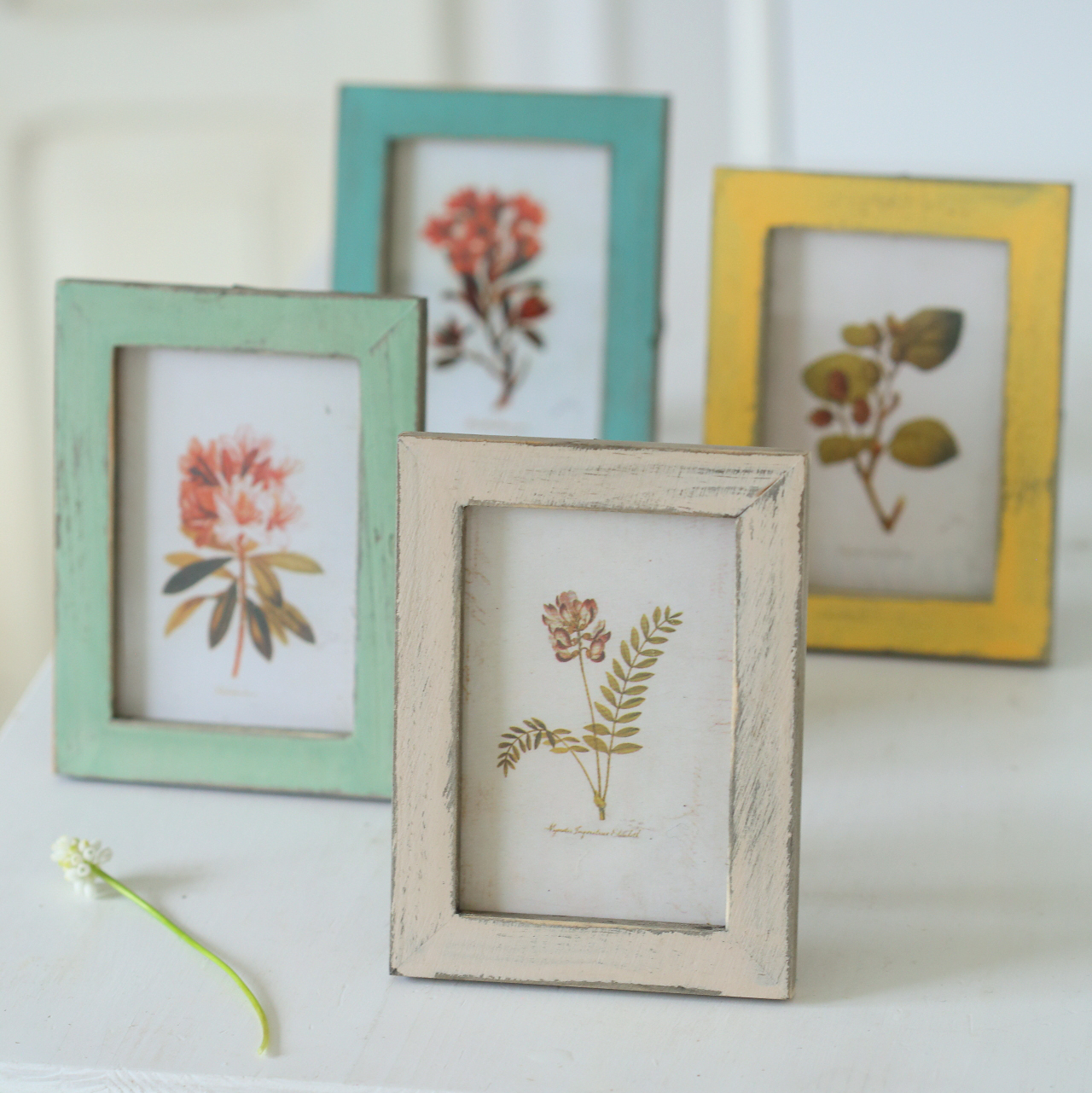 Фоторамка 9х13см дерев'яна жовта Canea