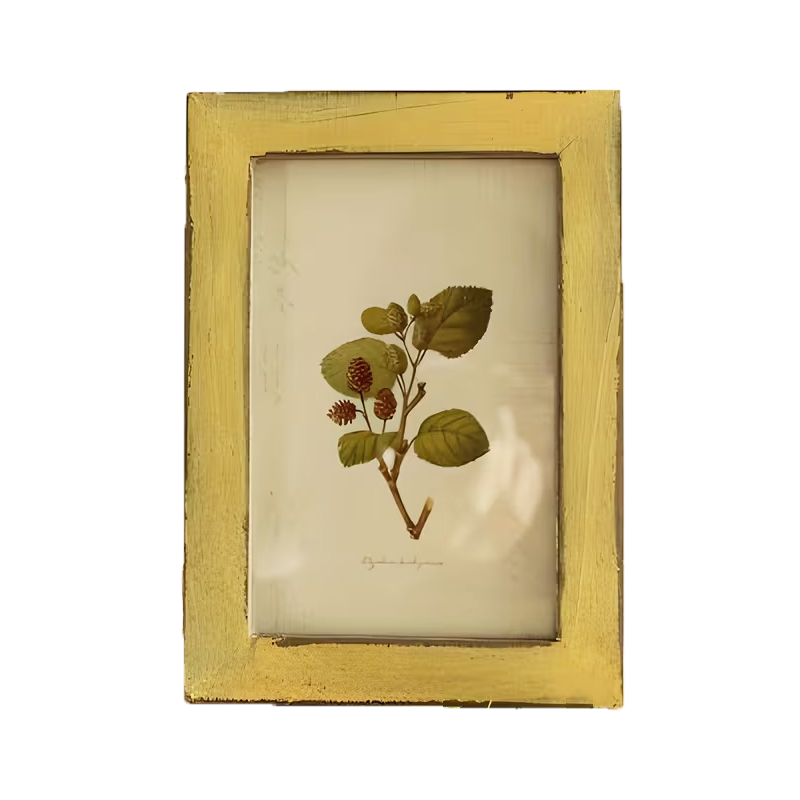 Фоторамка 9х13см дерев'яна жовта Canea