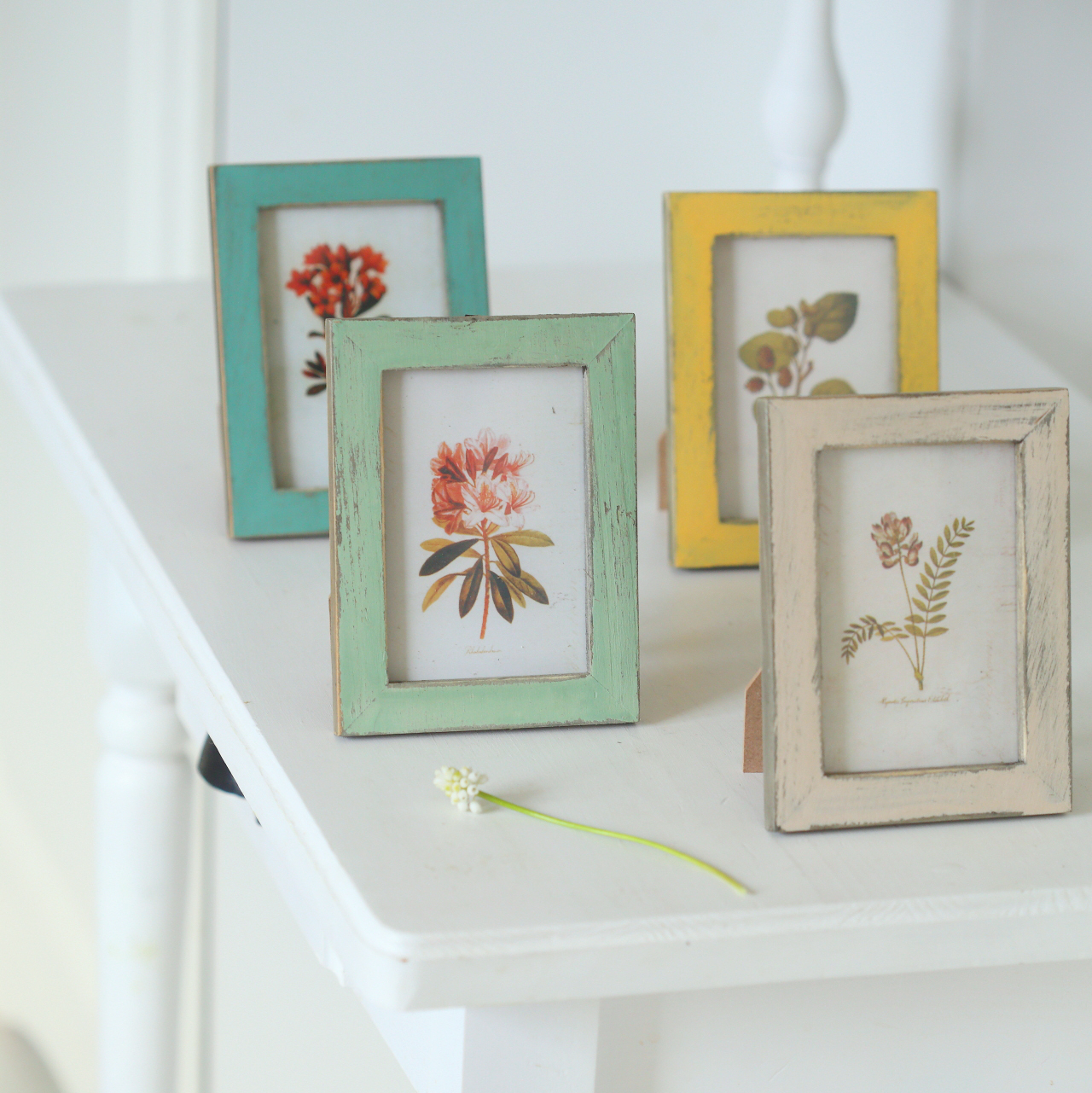 Фоторамка 9х13см дерев'яна м'ятна Canea