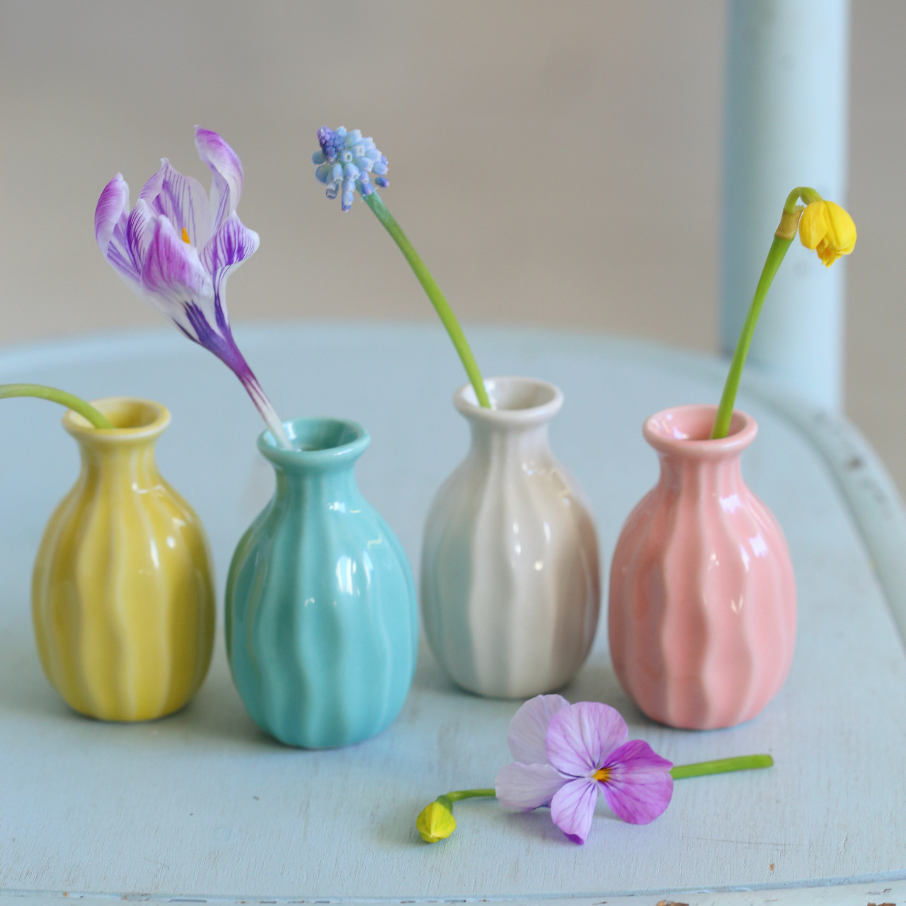 Ваза 8см міні голуба Canea