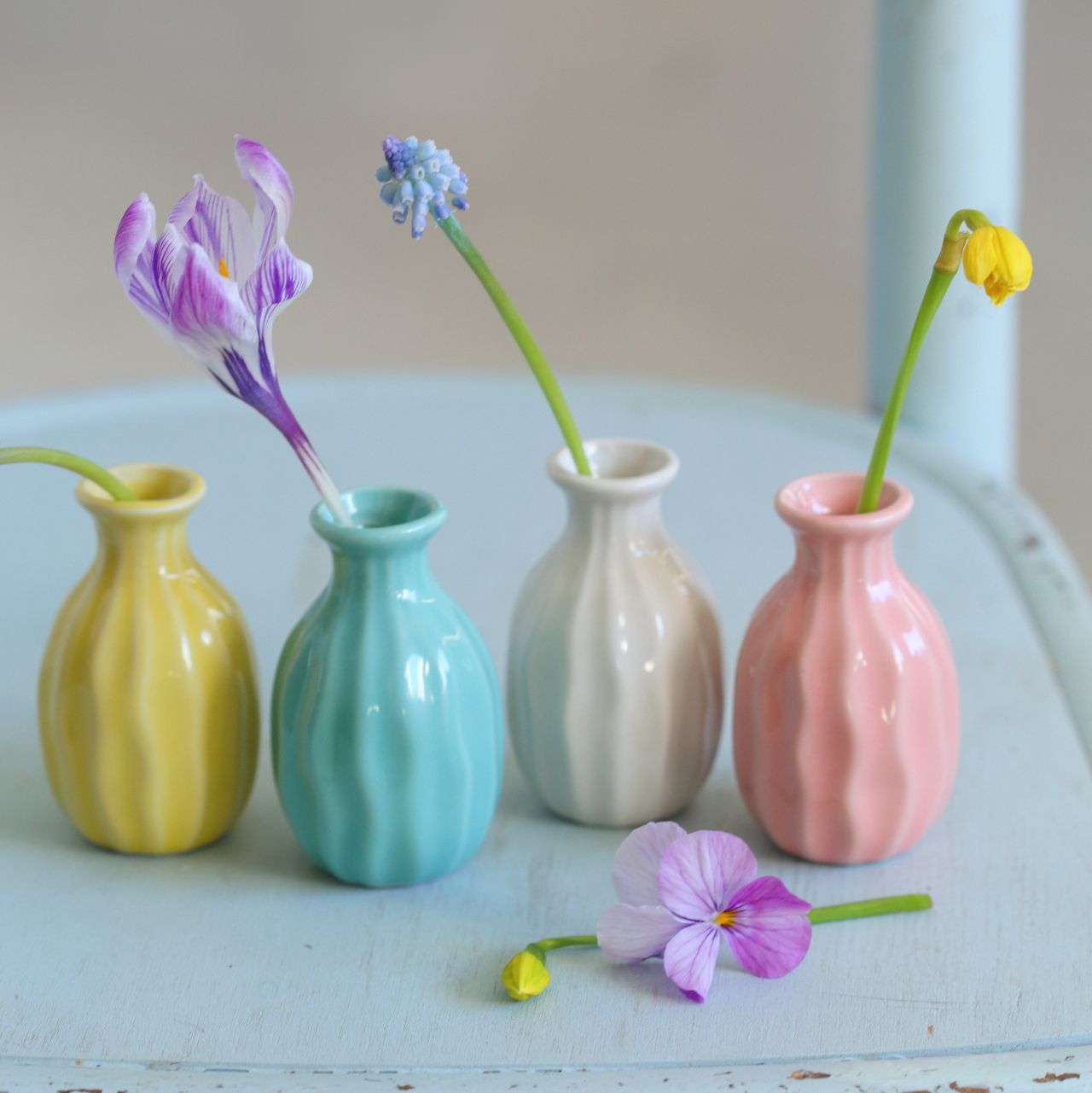 Ваза 8см міні рожева Canea