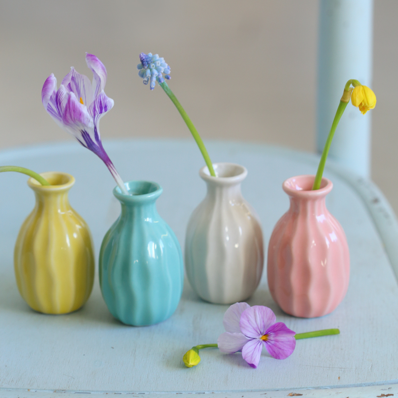 Ваза 8см міні зелена Canea