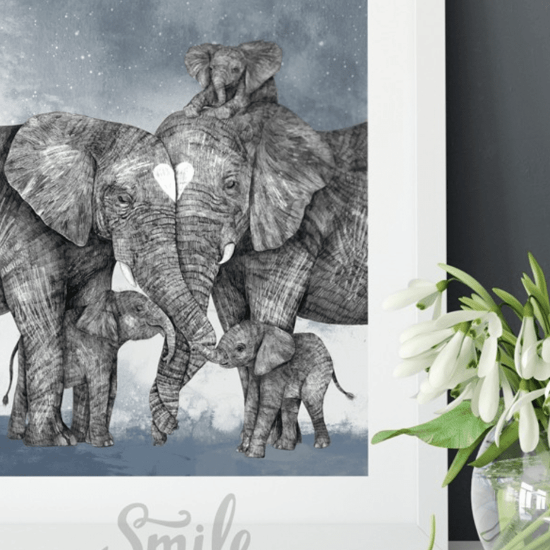 постер слона