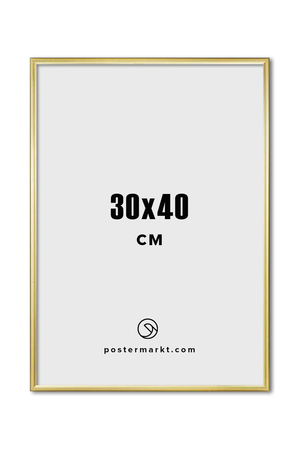 Рамка для постера золотая, 30х40 см купить в интернет - магазине Postermarkt